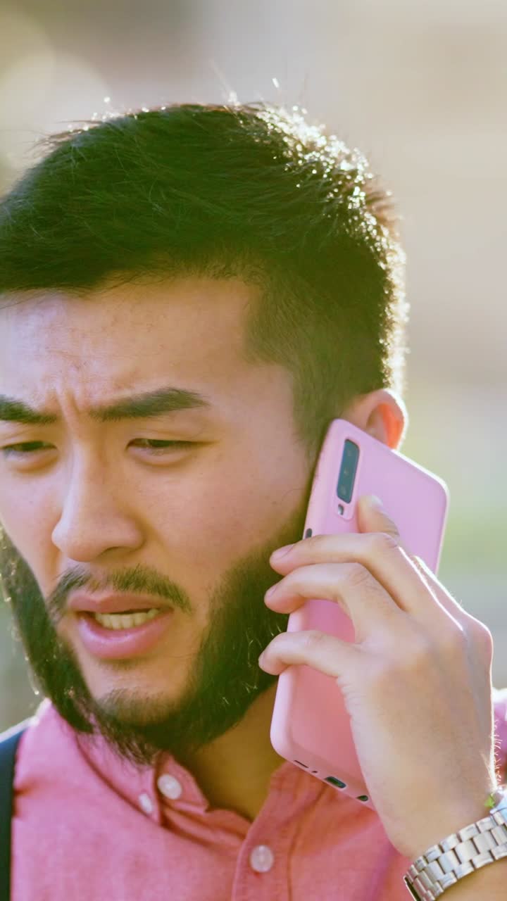 Man talking on phone