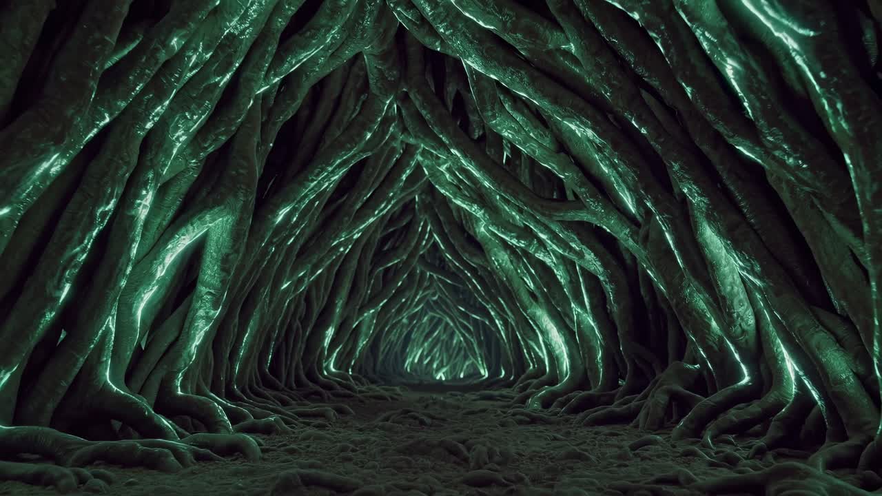 Mysterious Underground Cave Tunnel