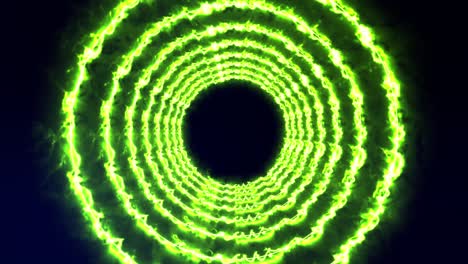 animación de túnel de círculo 3d gráficos de movimiento