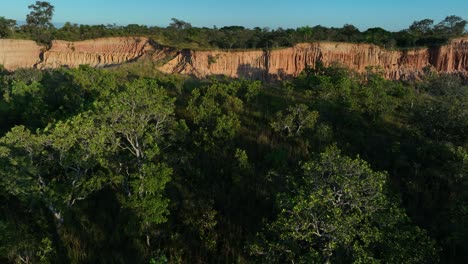 aereial drone view of bolivia jungle countryside near santa cruz 4k high resolution