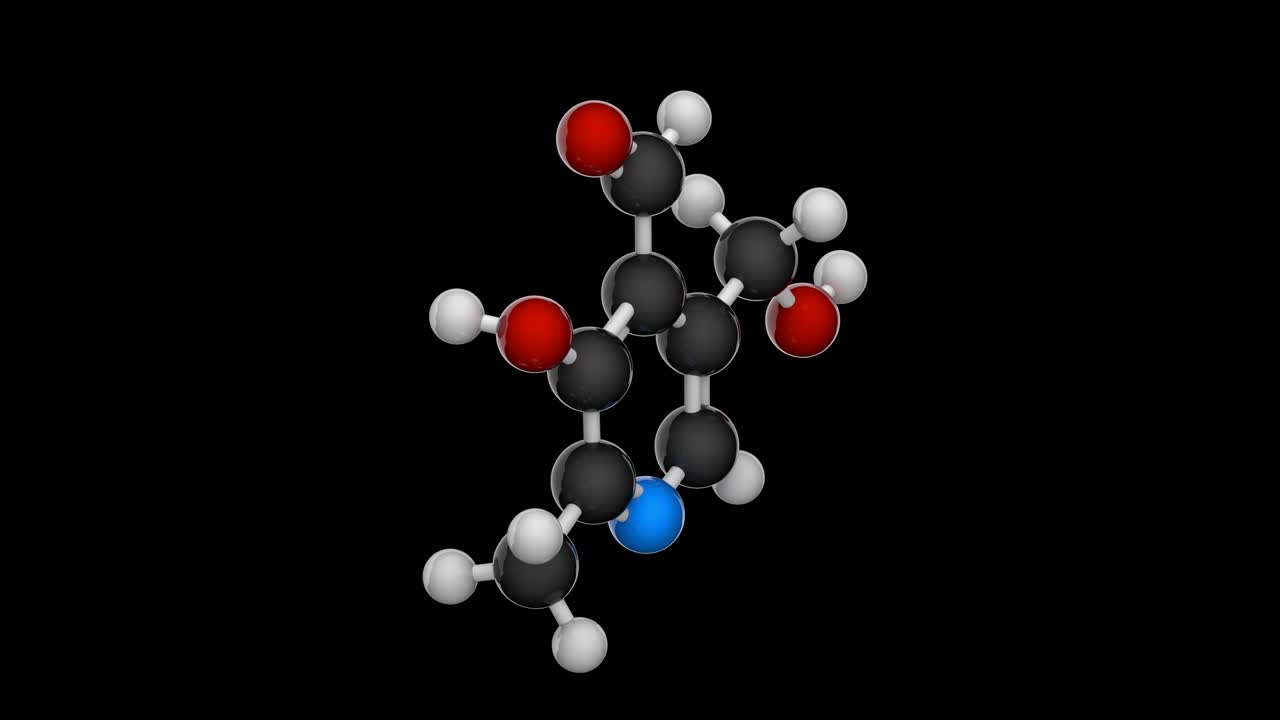 비타민 b6 (pyridoxal) rgb + 알파 (투명한) 채널