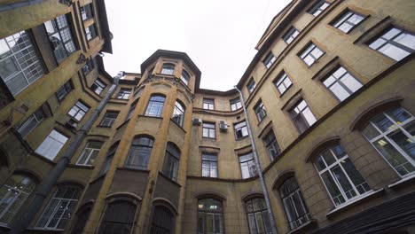 old european building courtyard