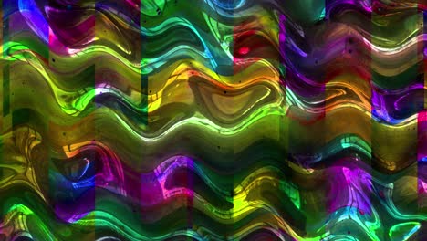 animación abstracta, fondo líquido, hermosa película de pintura digital, película de fondo abstracta, animación caleidoscopio video de stock