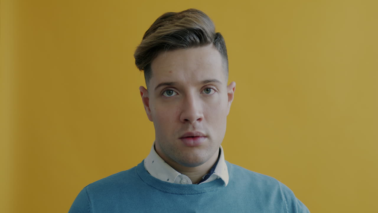 Man with a Confused Expression