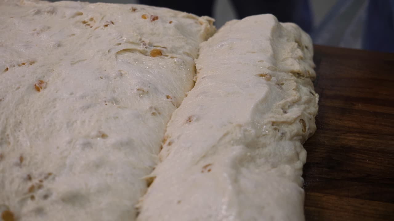 preparación de la masa para el pan