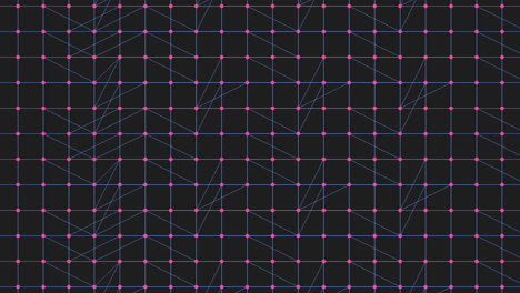 cuadrícula negra geométrica cautivadora de líneas y formas interconectadas