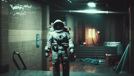 Astronaut-at-underground-metro-subway