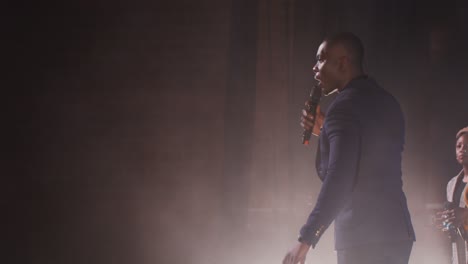 gospel music performance on stage