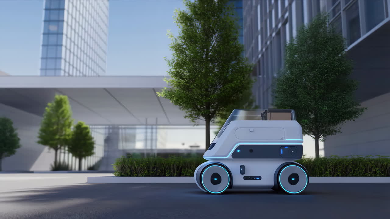 Autonomous Delivery Robot Operating in a Modern Urban Environment