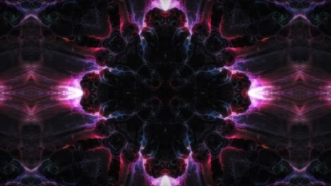 patrones de secuencia de caleidoscopio, fondo de gráficos de movimiento multicolor