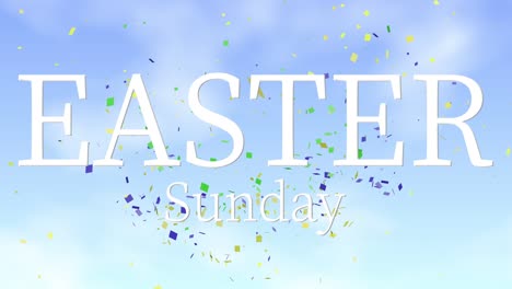 easter sunday event text animation motion graphics