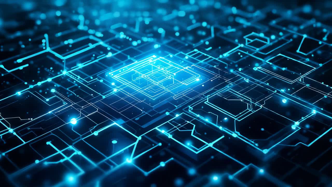 placa de circuitos abstractos