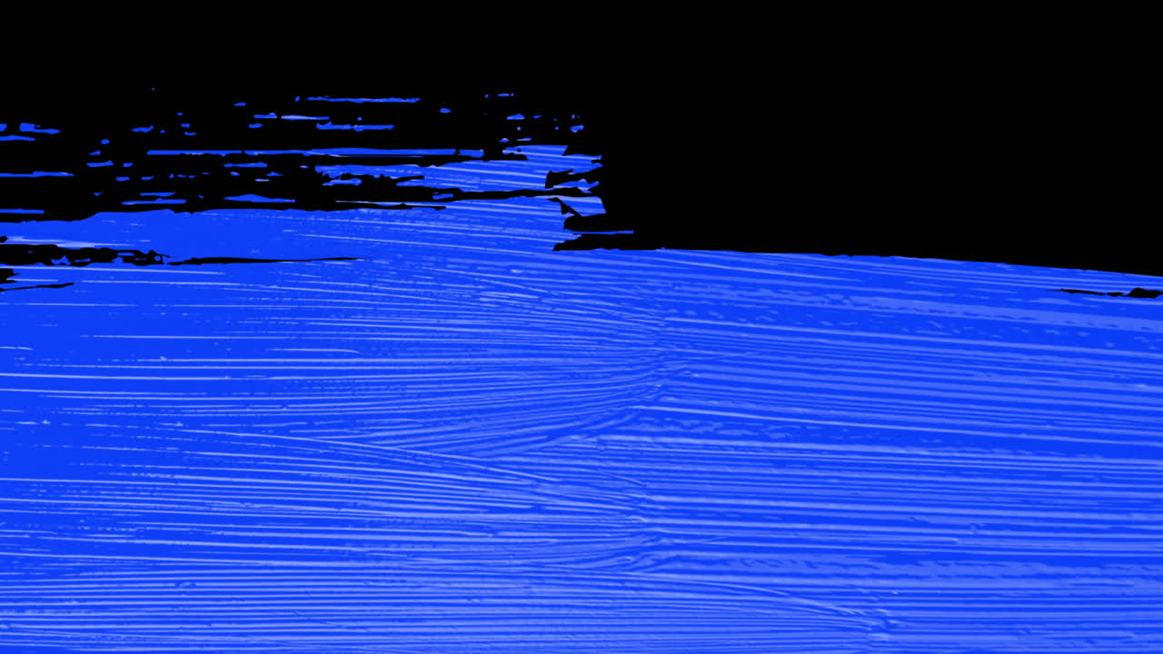 Transizione a rivelazione con pennellata blu dinamica