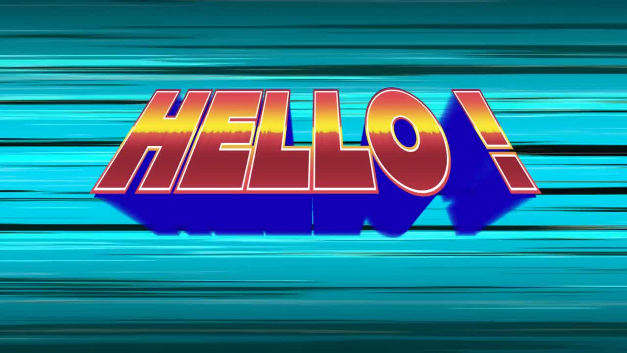 아케이드 게임에서 인사합니다.