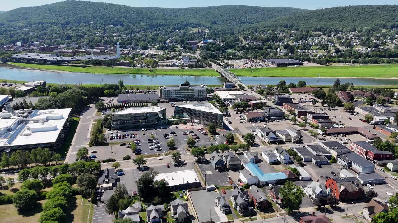 corning new york, aerial drone