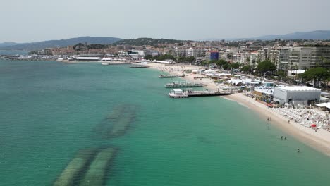 beach cannes france summer  drone,aerial