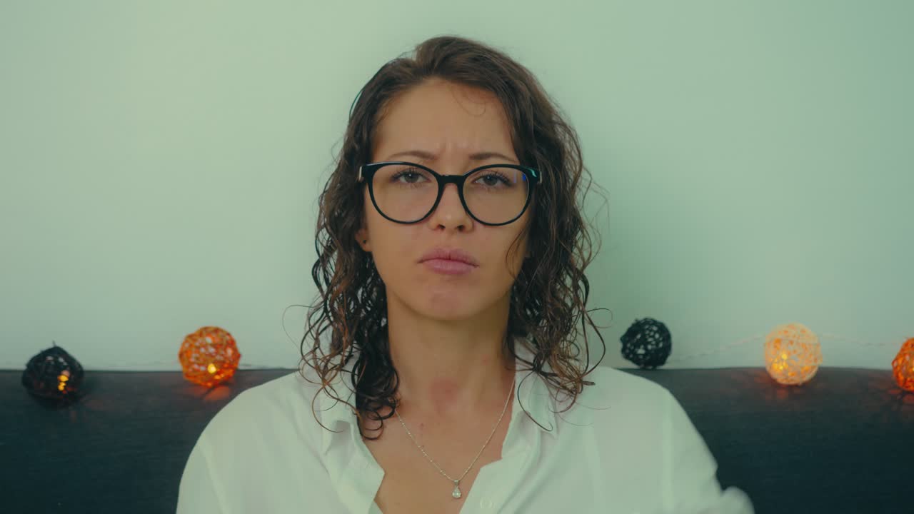 Woman Showing Disapproval