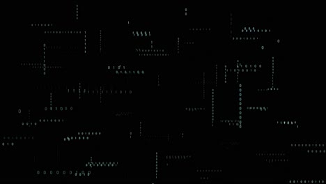 Animation-of-data-processing-on-black-background