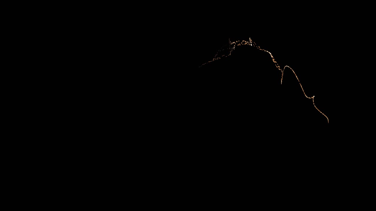 Energy Particles Stripe – Black Background VFX