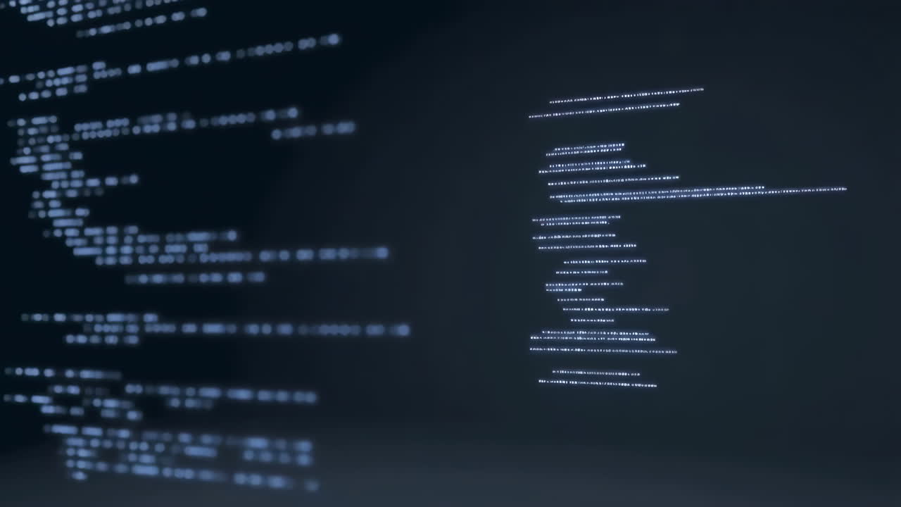 Abstract Digital Code and Data Background