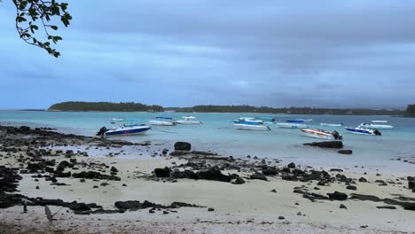 breathtaking views of blue bay’s crystal lagoon in mauritius, an oasis of blue and tranquility
