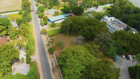 Vista-Aérea-De-La-Ciudad-De-Tanga,-Tanzania