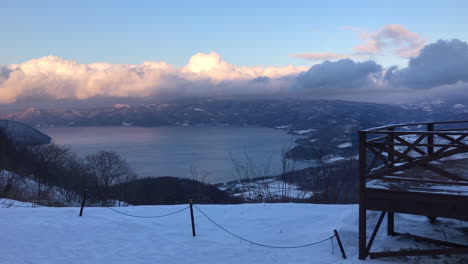 Blick-Vom-Mt.usuzan-Showa-Shin-Zan-Hokkaido,-Japan