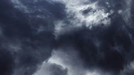 cumulonimbus clouds in the sky with thunderstorm