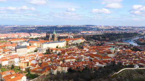 prague castle and saint vitus cathedral, lesser town