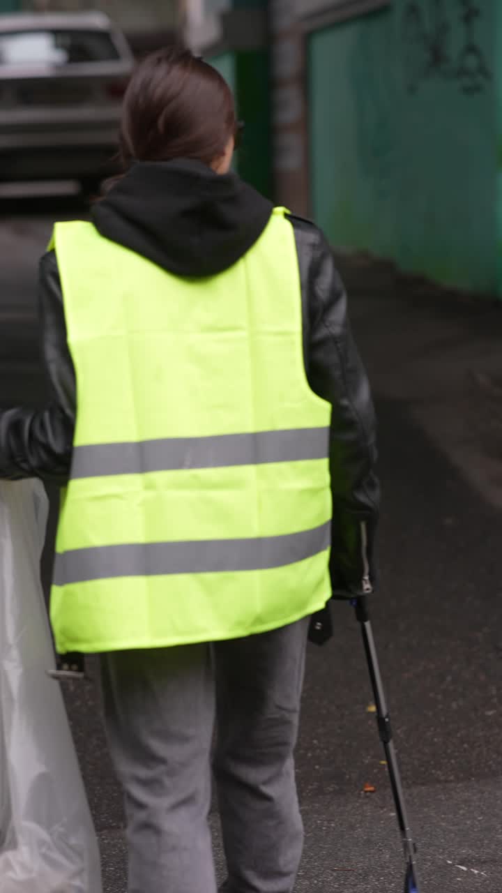 equipo de limpieza de calles