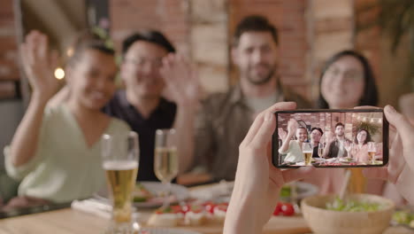 a nice  group of friends being photographed