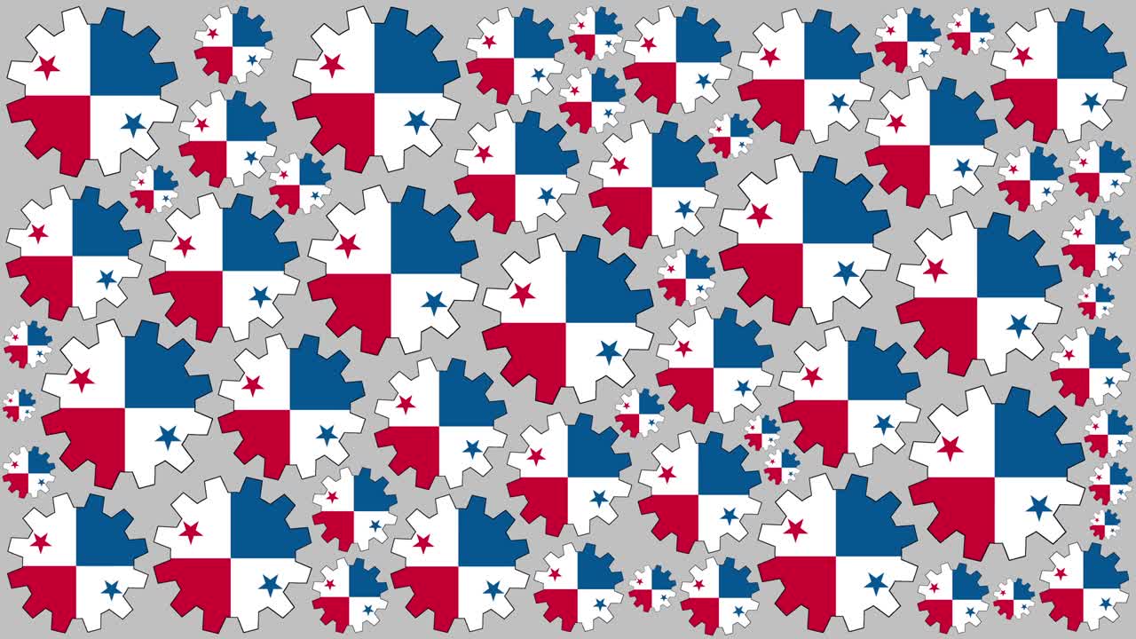 파나마 발 기어 스피닝 배경