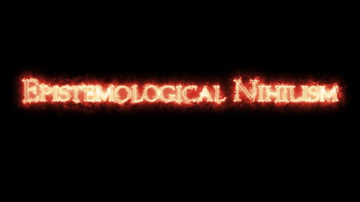 Nichilismo epistemologico scritto con il fuoco. Loop