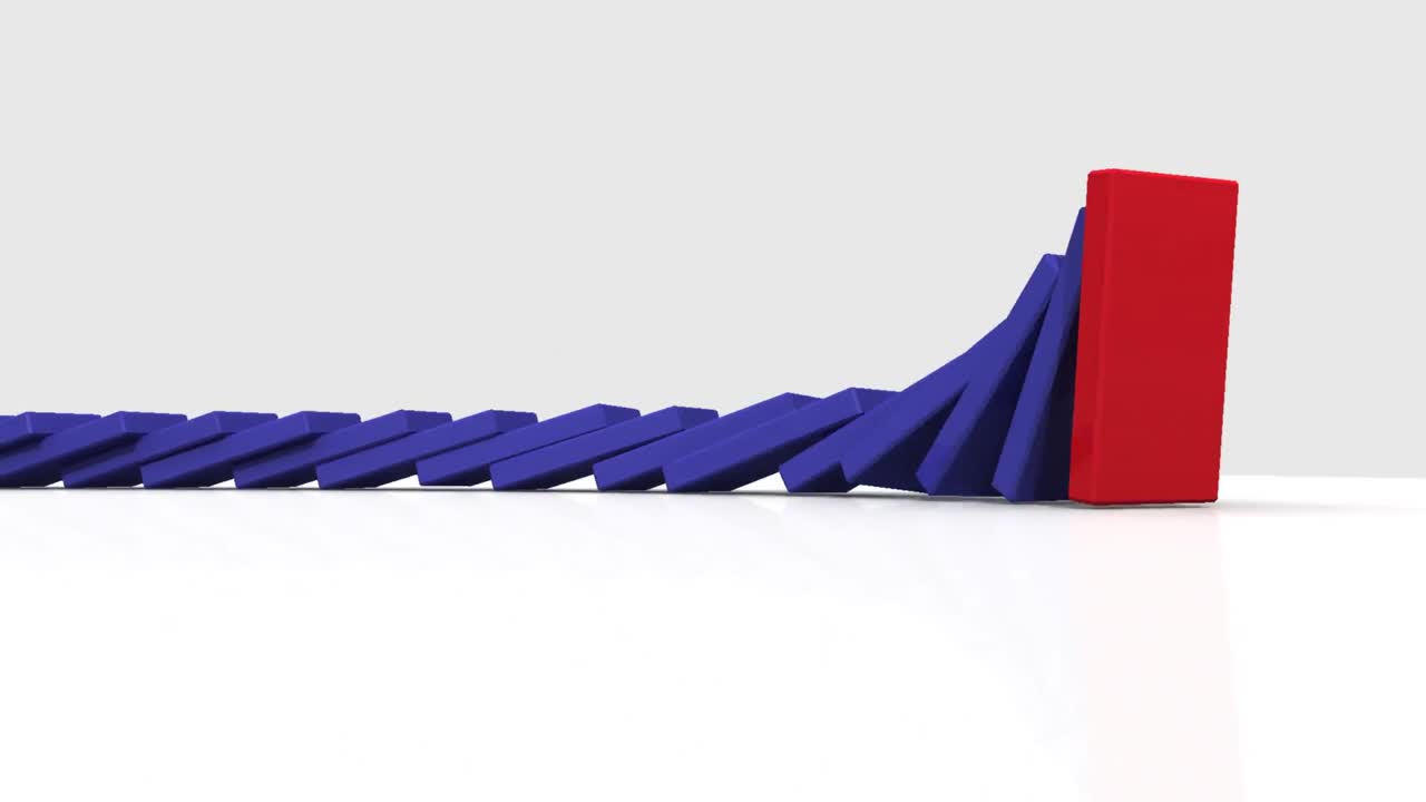 도미노를 소개하는 애니메이션