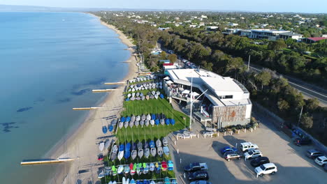 flying over blairgowrie beach