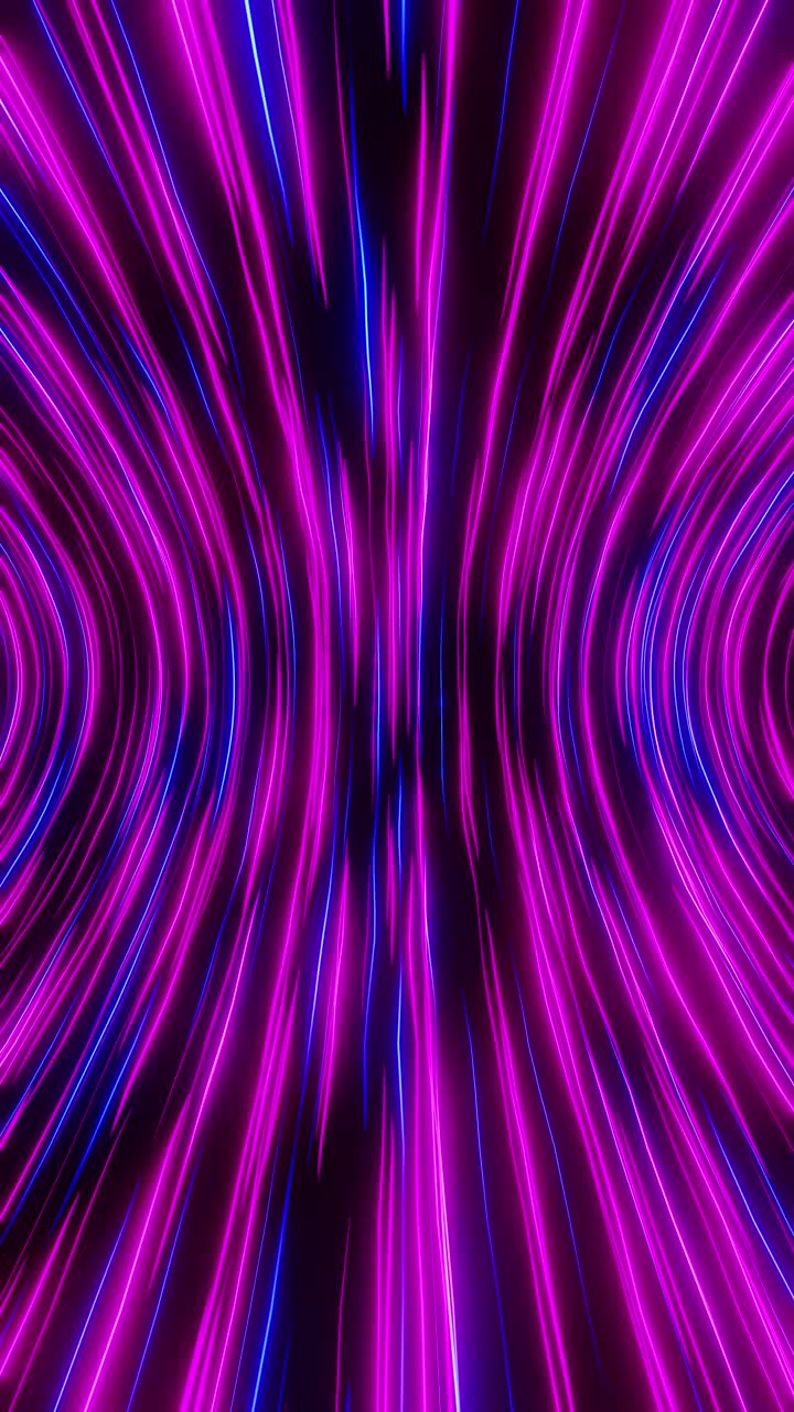 Purple background with lines and shapes in the middle. Vertical looped animation