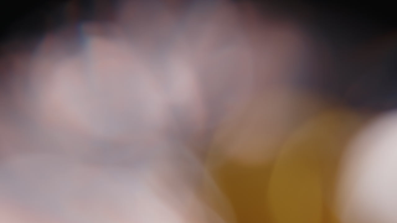 다양한 색상의 빛이 검정색 배경에 4k 푸티지 누출, 비디오 스타일 지정, 전환, 보케 효과