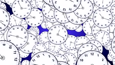 la caída de los relojes animación, fondo, renderización, con alfa mate, bucle