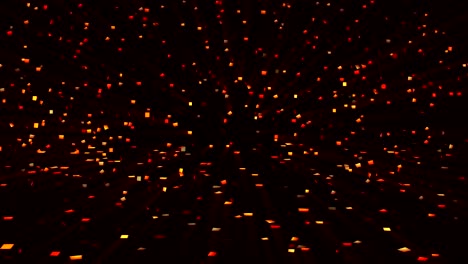 fondo abstracto de partículas brillantes