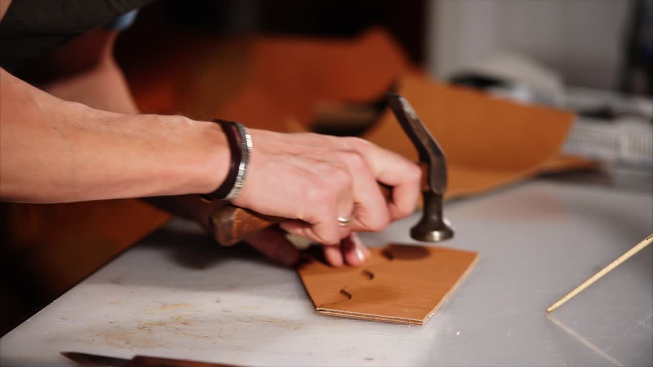 Leatherworking Process: Shaping and Embossing Leather