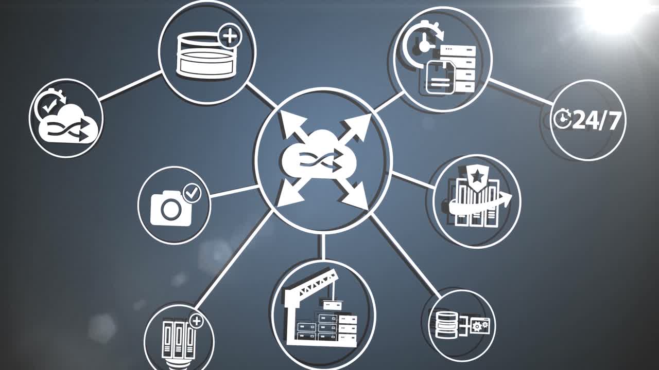 ilustración del conjunto de iconos web