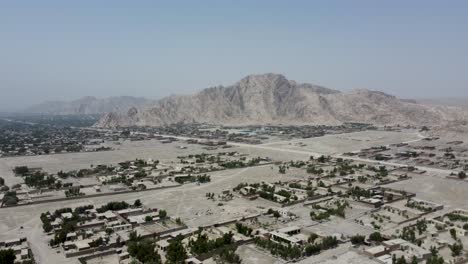 a rare glimpse of an afghan village through a drone camera