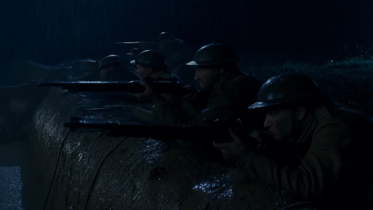 World War I Soldiers in Action