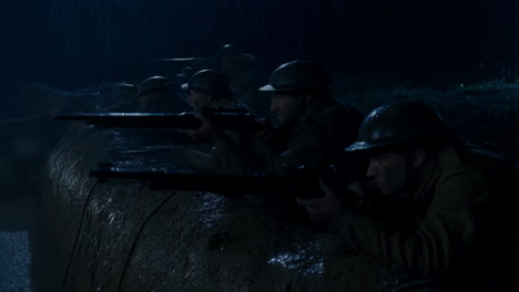world war i soldiers in action