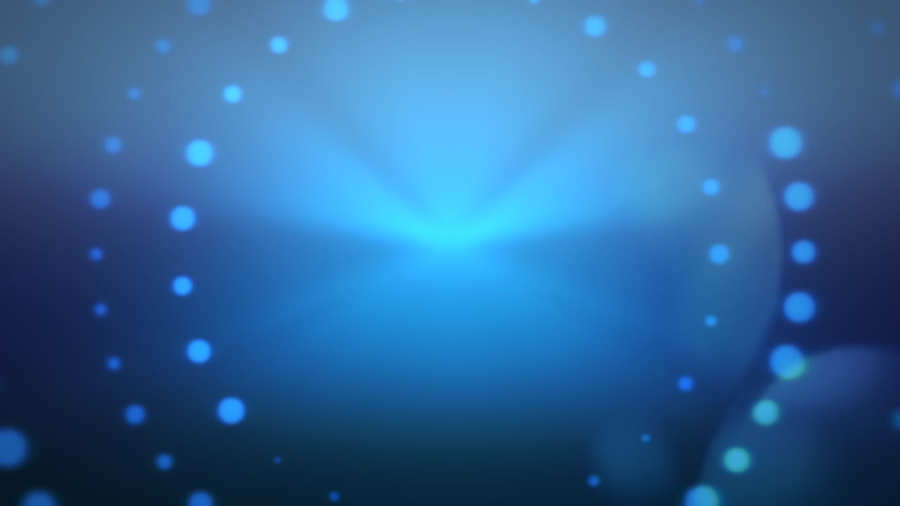 puntos espirales azules de neón