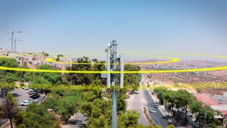 área de cobertura de la torre celular