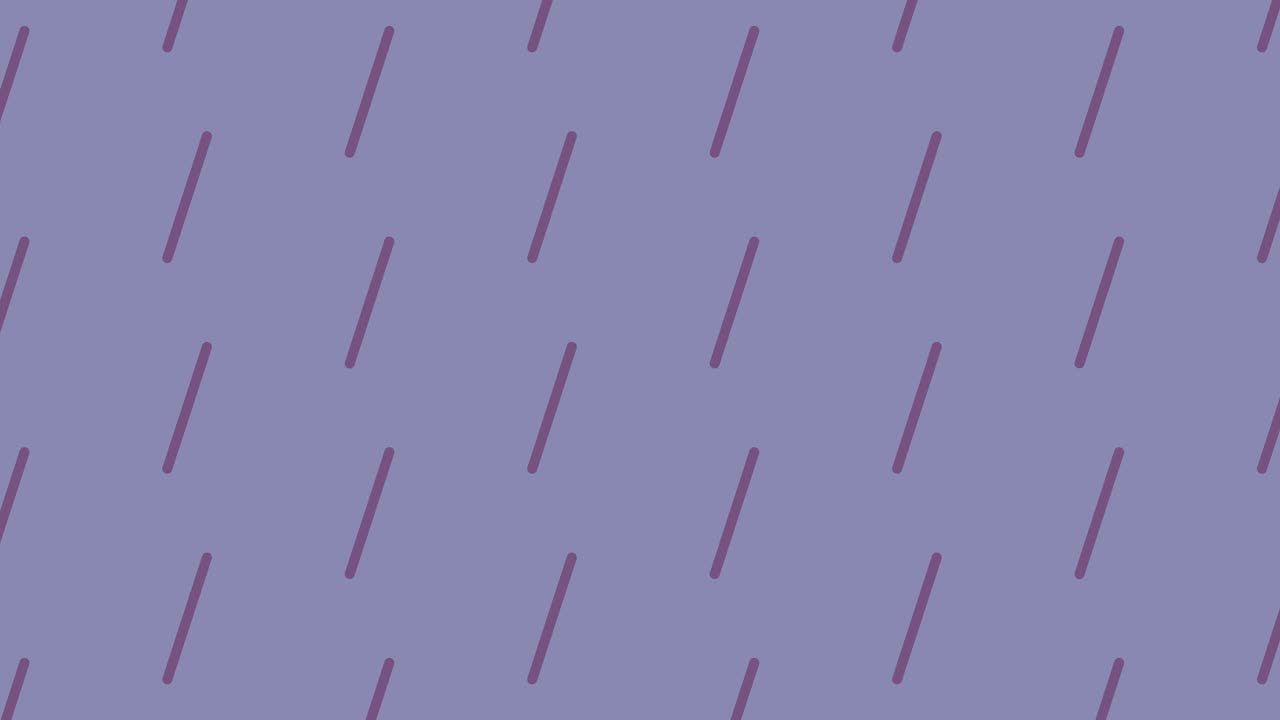 Pop style rain illustration background animation (loop)