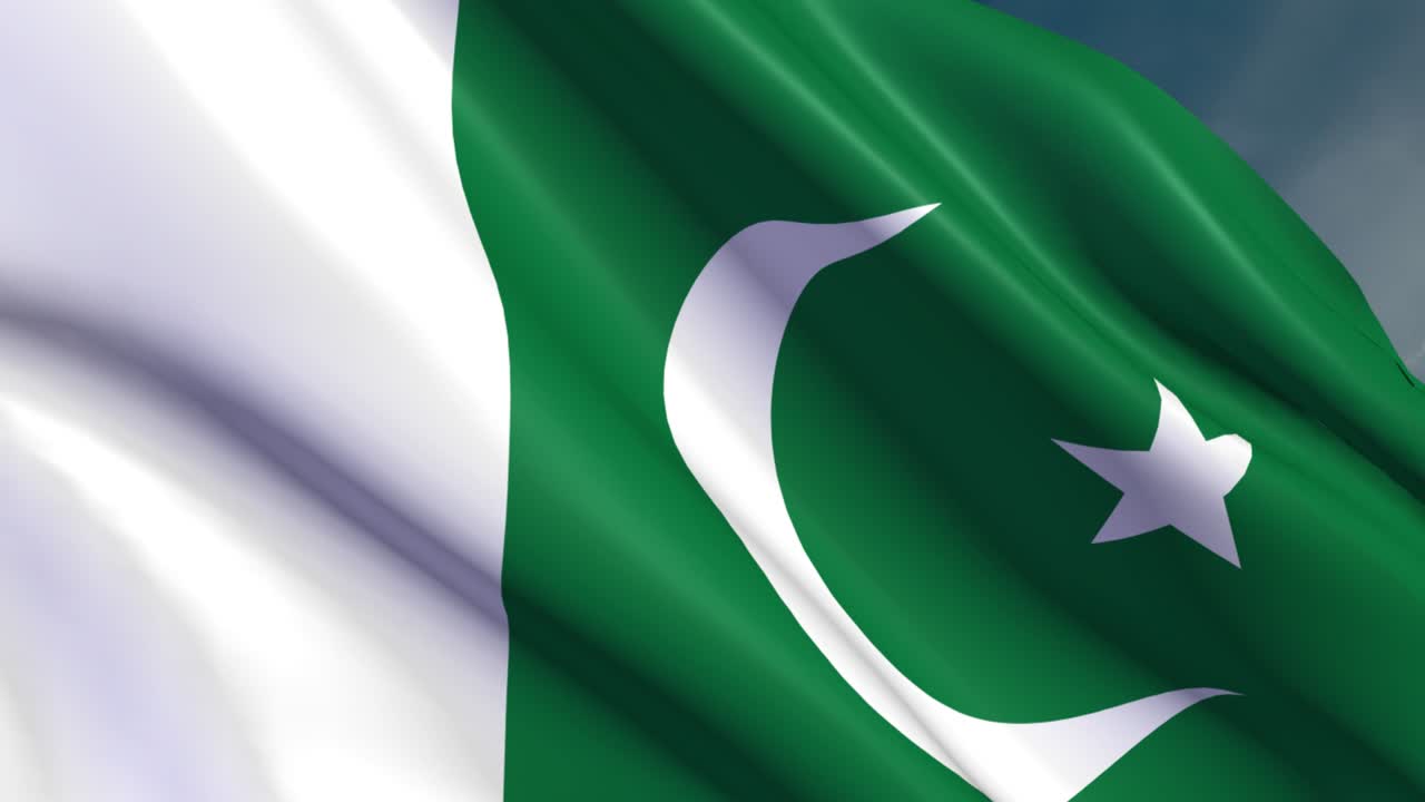 Pakistan - Flag - 4K - Loop