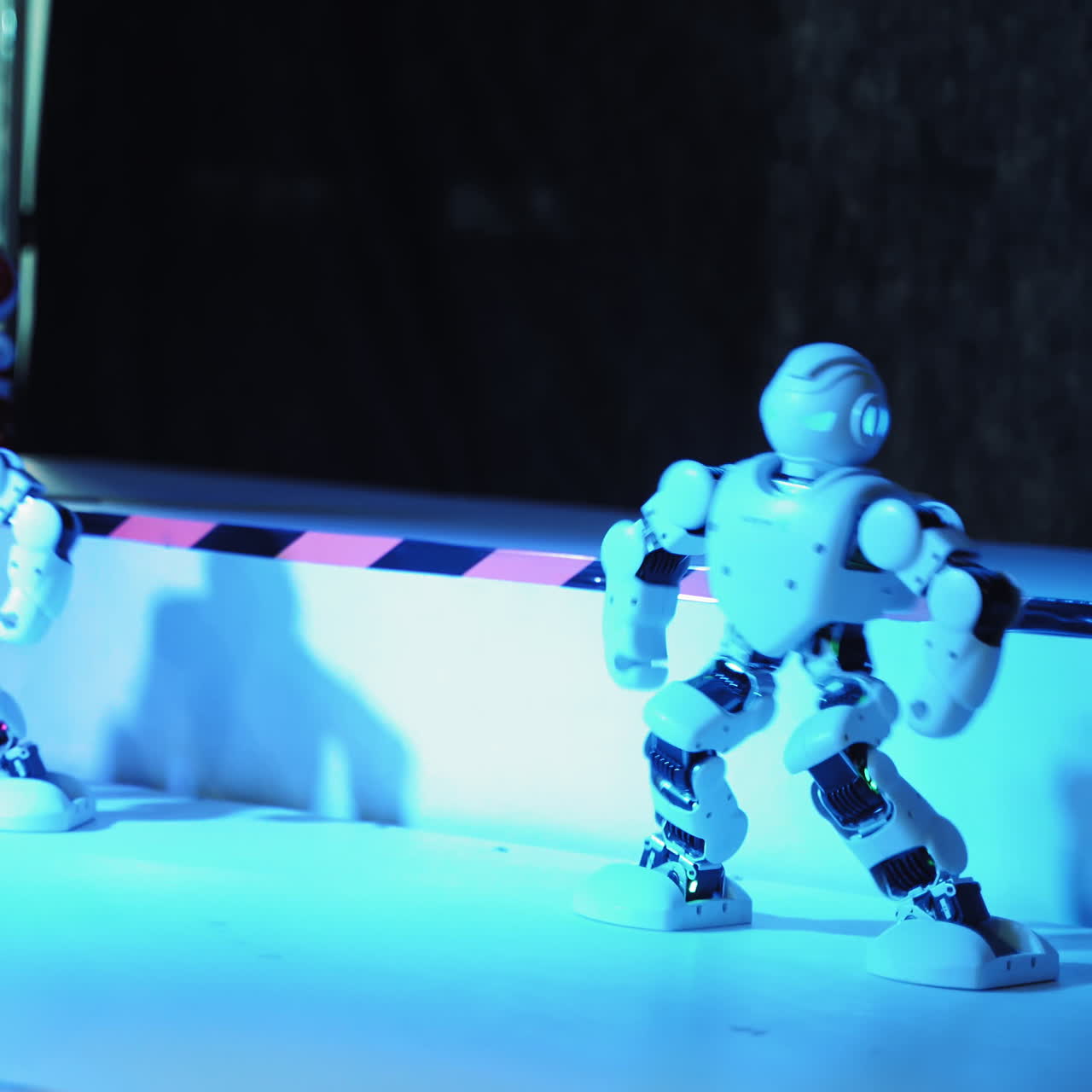 Toy robots. Robotic dance party. Science Festival