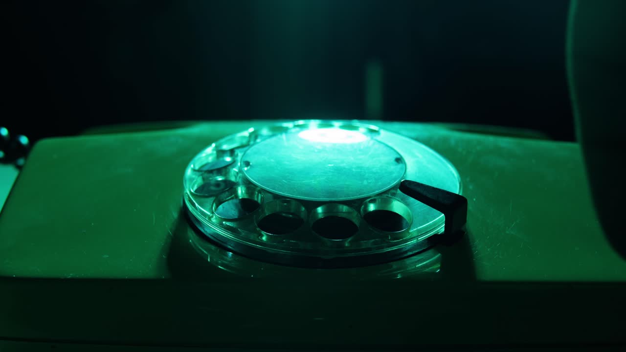 Retro vintage phone, A yellow rotary telephone is displayed on a wooden desk, adding a nostalgic touch